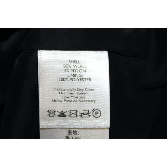 Women 8 Eddie Bauer Wool Jacket Blazer 3 Button Shawl Collar Brown or Black NWT - Picture 6 of 7